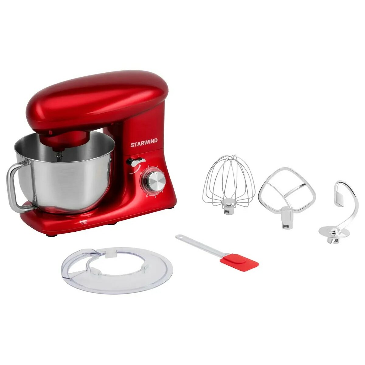 Миксер планетарный Starwind SPM7165 (Цвет: Red)