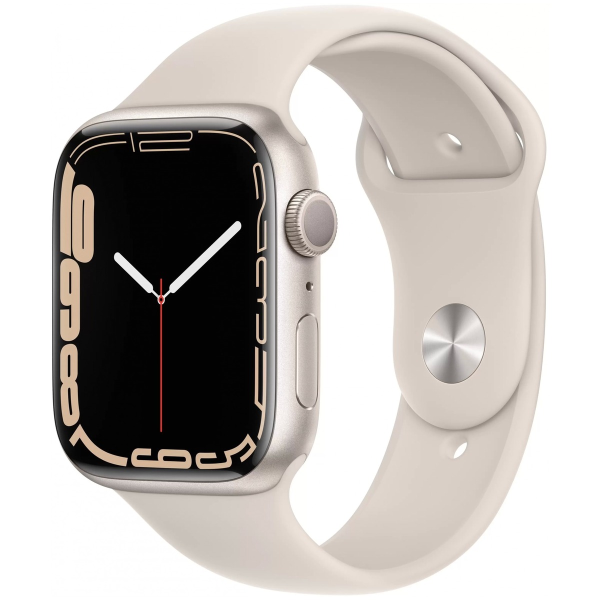 Умные часы Apple Watch Series 7 41mm Cellular Aluminum Case with Sport Band (Цвет: Starlight)