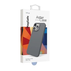 Чехол-накладка VLP Aster Case with MagSafe для смартфона Apple iPhone 15 Pro (Цвет: Grey)