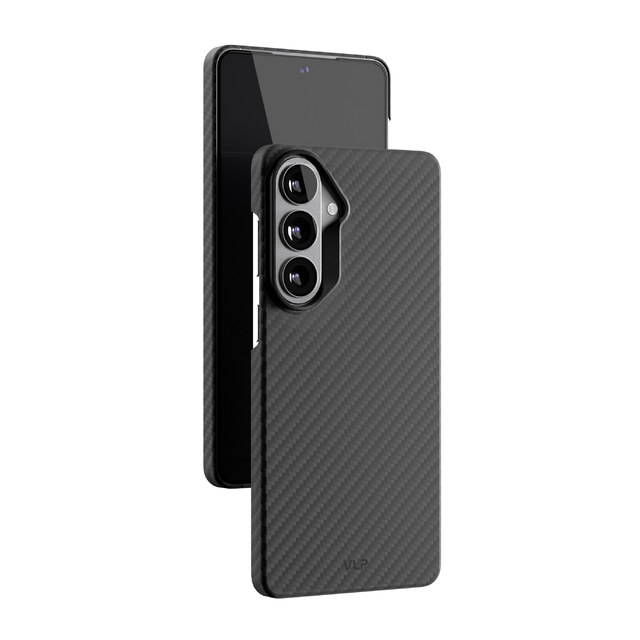 Чехол-накладка VLP Kevlar Сase MagSafe для Samsung S26 Plus (Цвет:Black)