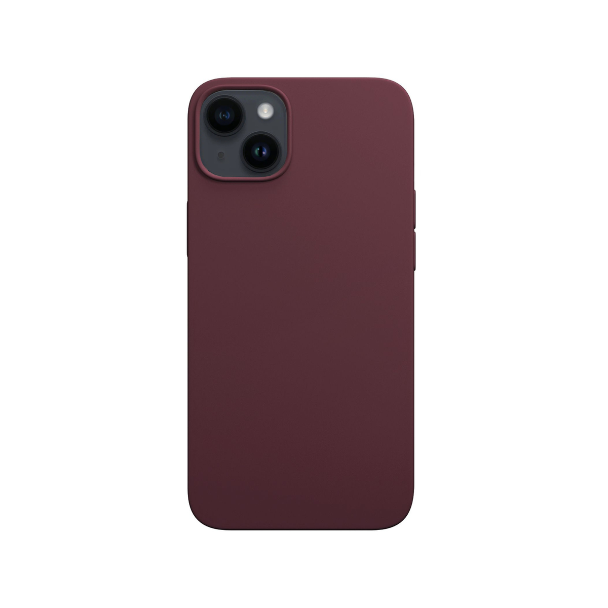 Чехол-накладка VLP Silicone Case with MagSafe для смартфона Apple iPhone 14 (Цвет: Marsala)