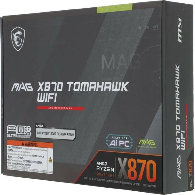 Материнская плата MSI MAG X870 TOMAHAWK WIFI Материнская плата MSI MAG X870 TOMAHAWK WIFI
