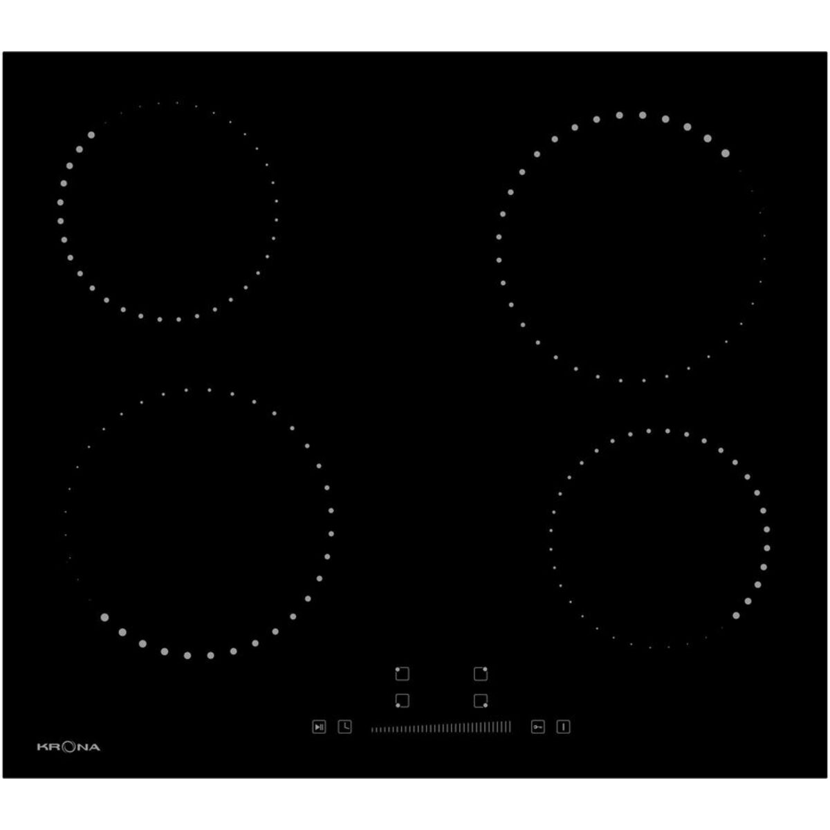 Варочная панель Krona CORTO 60 BL (Цвет: Black)