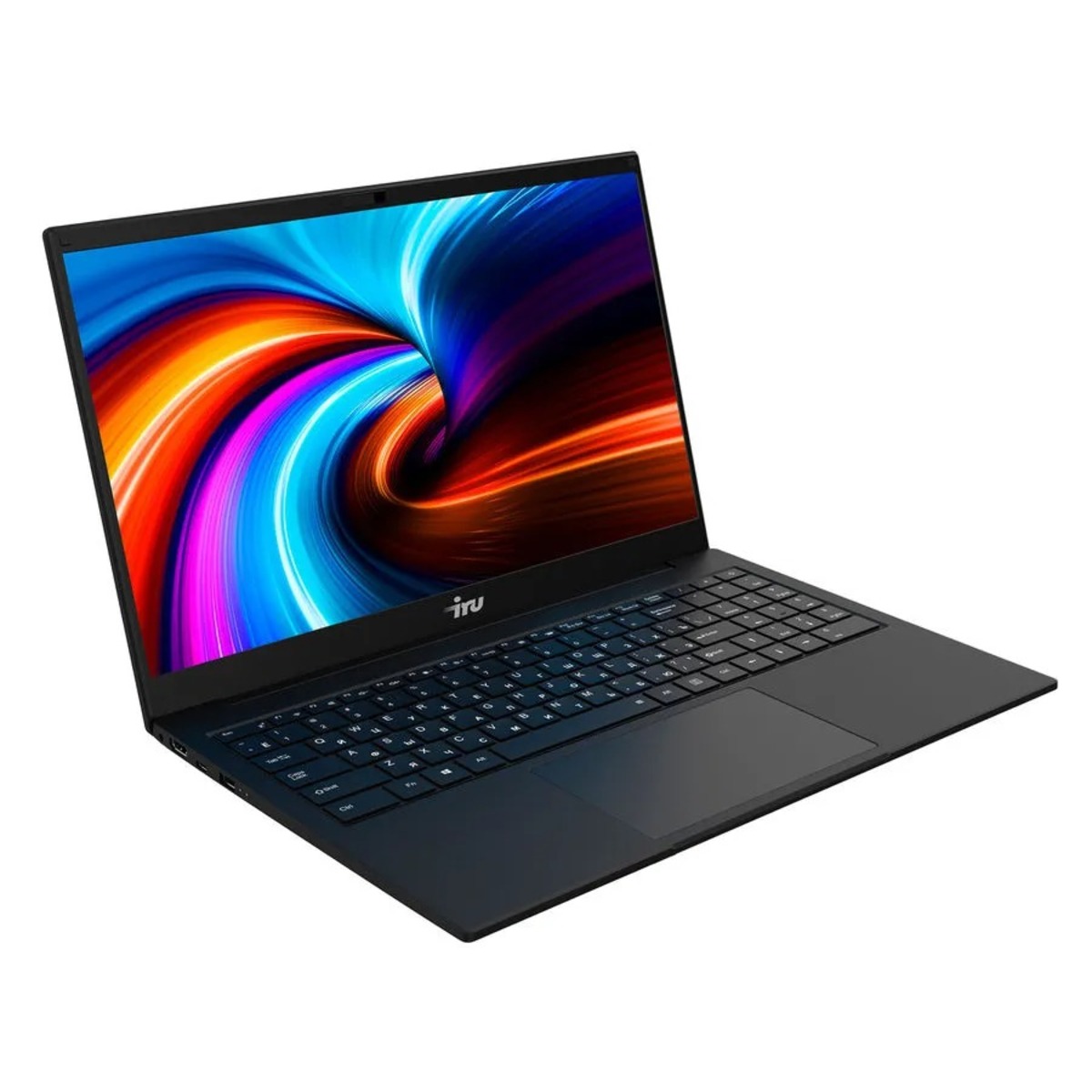 Ноутбук IRU Калибр 15TLI Core i3 1115G4 8Gb SSD256Gb Intel Iris Xe 15.6 IPS FHD (1920x1080) Windows 11 trial (для ознакомления) black WiFi BT Cam 7200mAh (1906743)