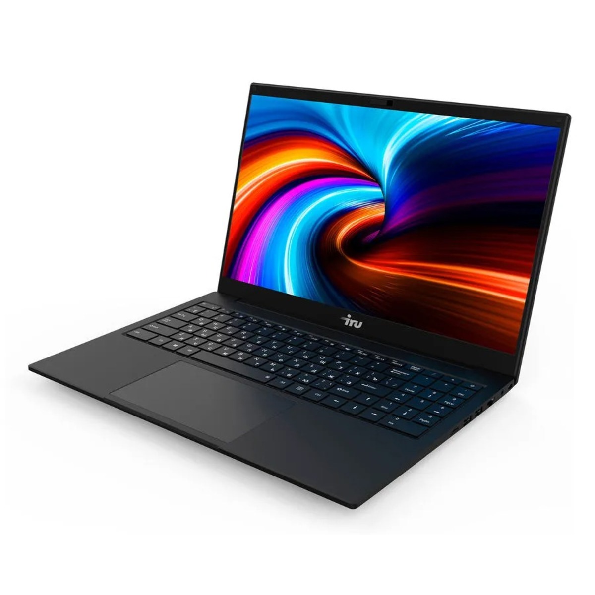 Ноутбук IRU Калибр 15TLI Core i3 1115G4 8Gb SSD256Gb Intel Iris Xe 15.6 IPS FHD (1920x1080) Windows 11 trial (для ознакомления) black WiFi BT Cam 7200mAh (1906743)
