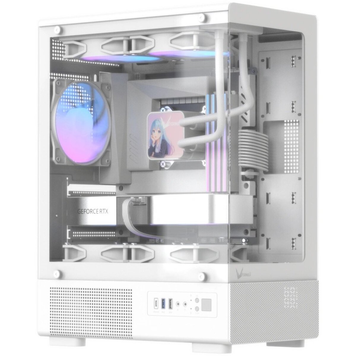 Корпус Formula Crystal Z1CM Plus AR v2, белый