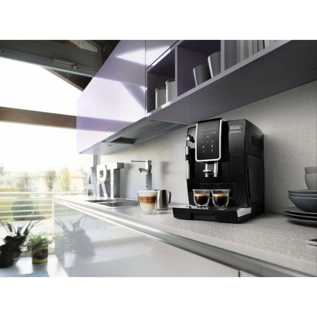 Кофемашина DeLonghi Dinamica ECAM 350.15.B (Цвет: Black)