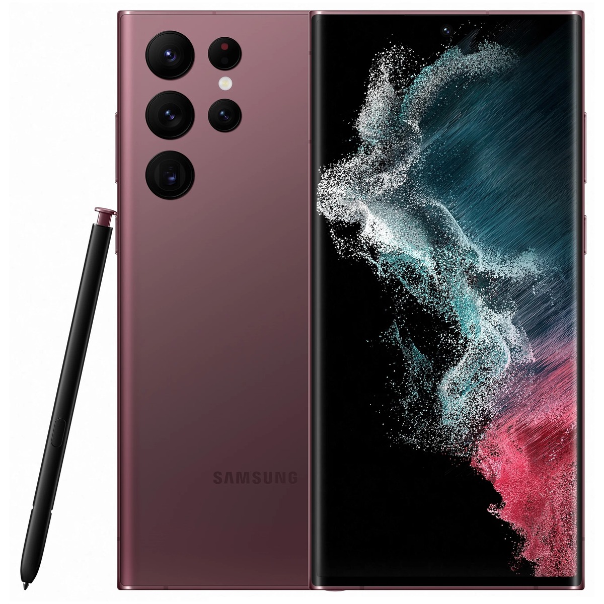 Смартфон Samsung Galaxy S22 Ultra 8 / 128Gb (Цвет: Burgundy)