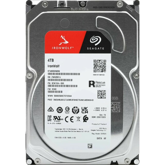 Жесткий диск Seagate Ironwolf SATA-III 4Tb ST4000VN006