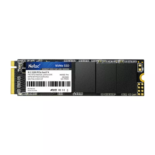 Накопитель SSD Netac PCI-E 3.0 x4 256Gb NT01N930E-256G-E4X