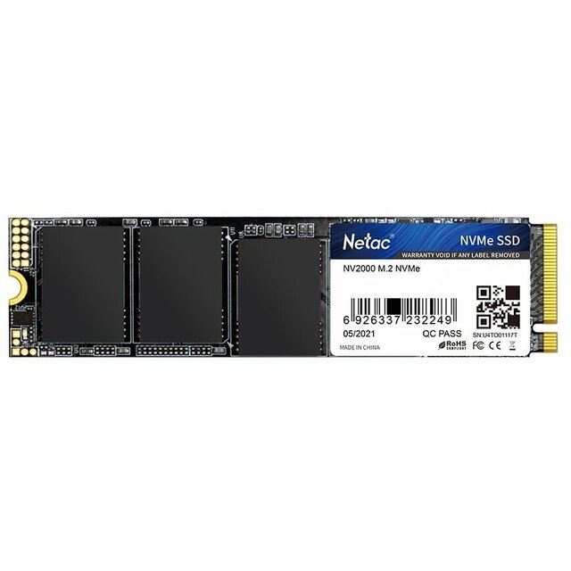 Накопитель SSD Netac PCI-E 3.0 x4 256Gb NT01NV2000-256-E4X