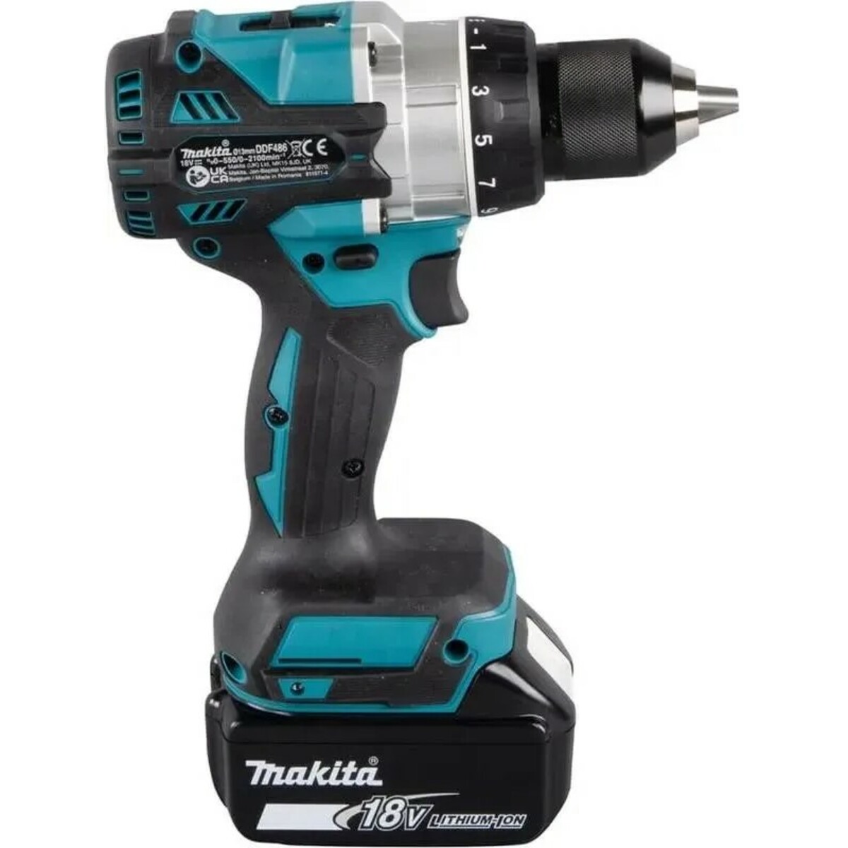 Дрель-шуруповерт Makita DDF486RT (Цвет: Blue)