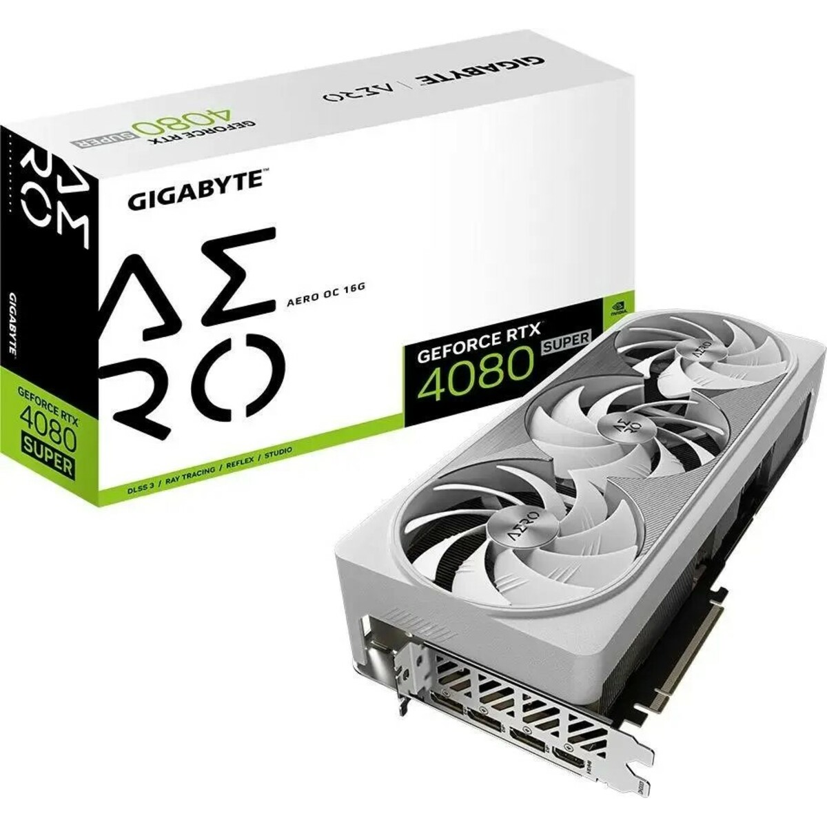 Видеокарта GIGABYTE GeForce RTX 4080 Super AERO OC 16G (GV-N408SAERO OC-16GD)