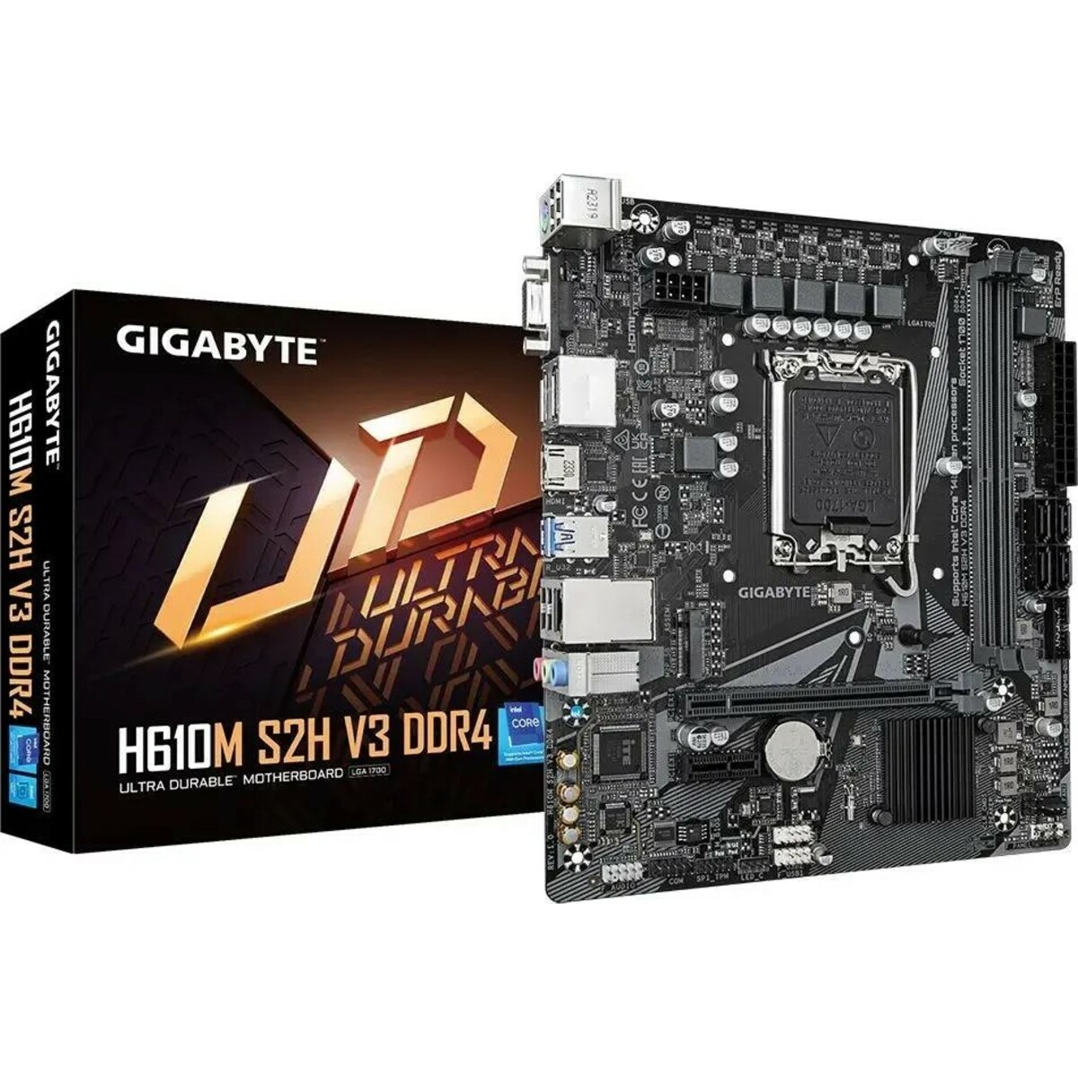 Материнская плата Gigabyte H610M S2H V3 DDR4 