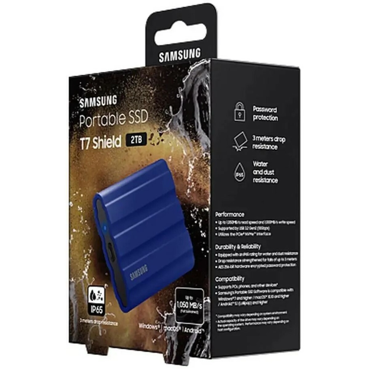 Жесткий диск Samsung USB3.2 2TB MU-PE2T0R/WW (Цвет: Blue)