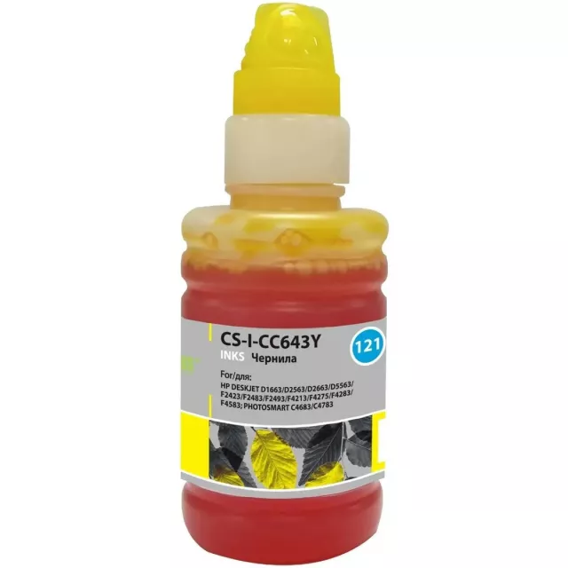 Чернила Cactus CS-I-CC643Y (Цвет: Yellow)