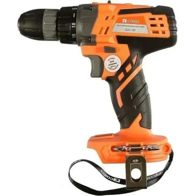 Дрель-шуруповерт Союз ДШС-181 (Цвет: Orange / Black)