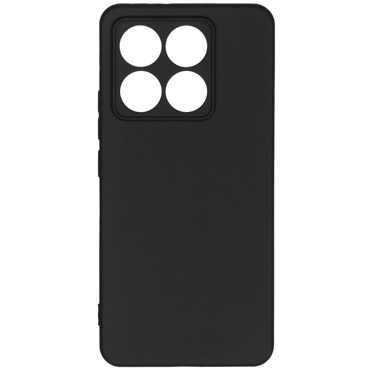 Чехол-накладка Borasco Silicone Case для смартфона Xiaomi 14T 5G (Цвет: Черный)