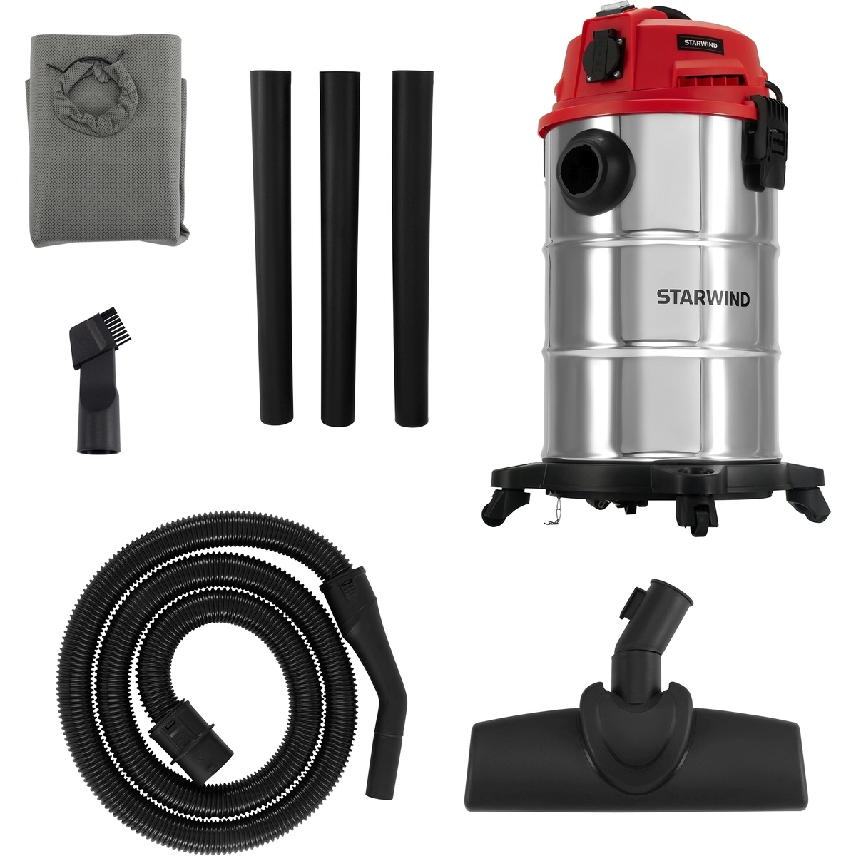 Строительный пылесос Starwind VC30-2330MS3 (Цвет: Silver)