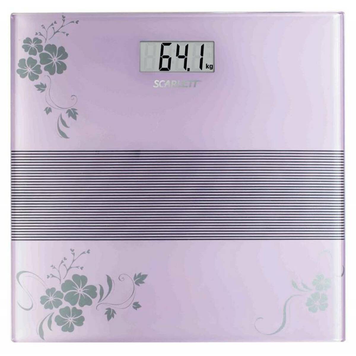 Весы напольные электронные Scarlett SC-BS33E060  (Цвет: Purple / Picture)