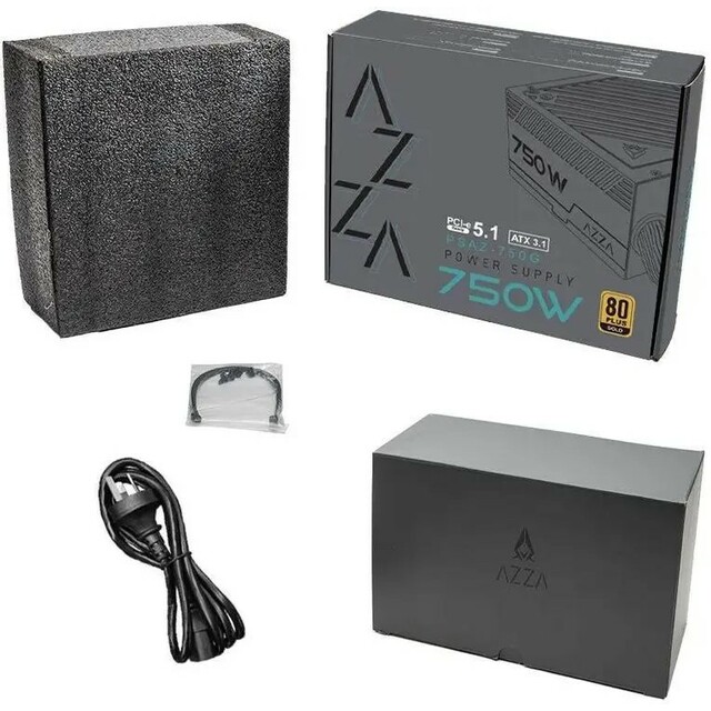 Блок питания Azza ATX 750W PSAZ-750G Gen.5 Блок питания Azza ATX 750W PSAZ-750G Gen.5