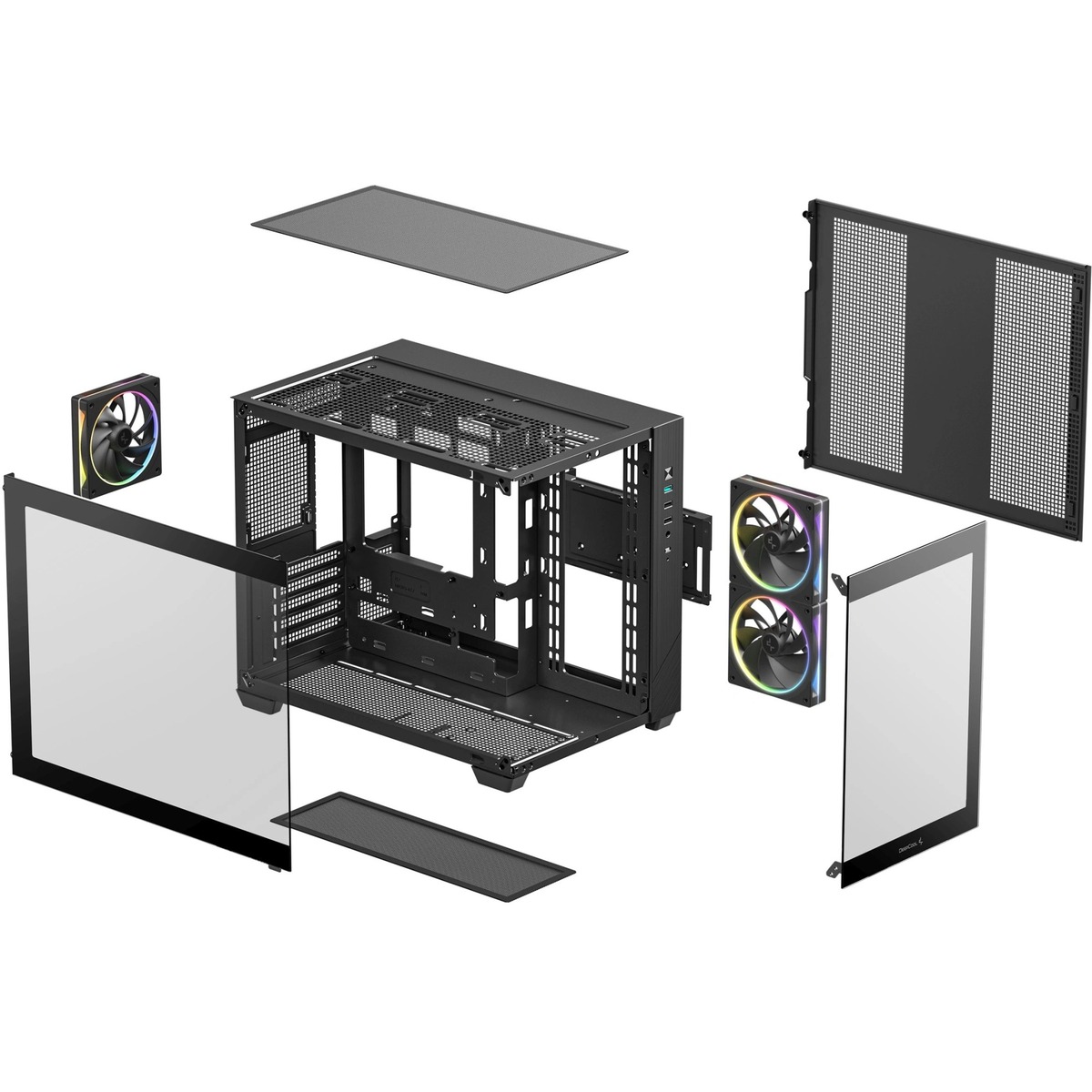 Корпус Deepcool CG330 3F, черный