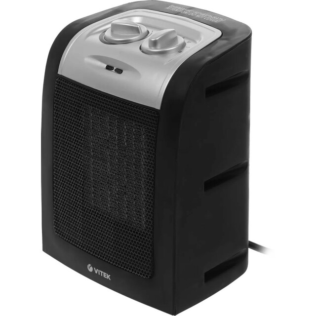 Тепловентилятор Vitek VT-2067 (Цвет: Black / Silver) Тепловентилятор Vitek VT-2067 (Цвет: Black / Silver)