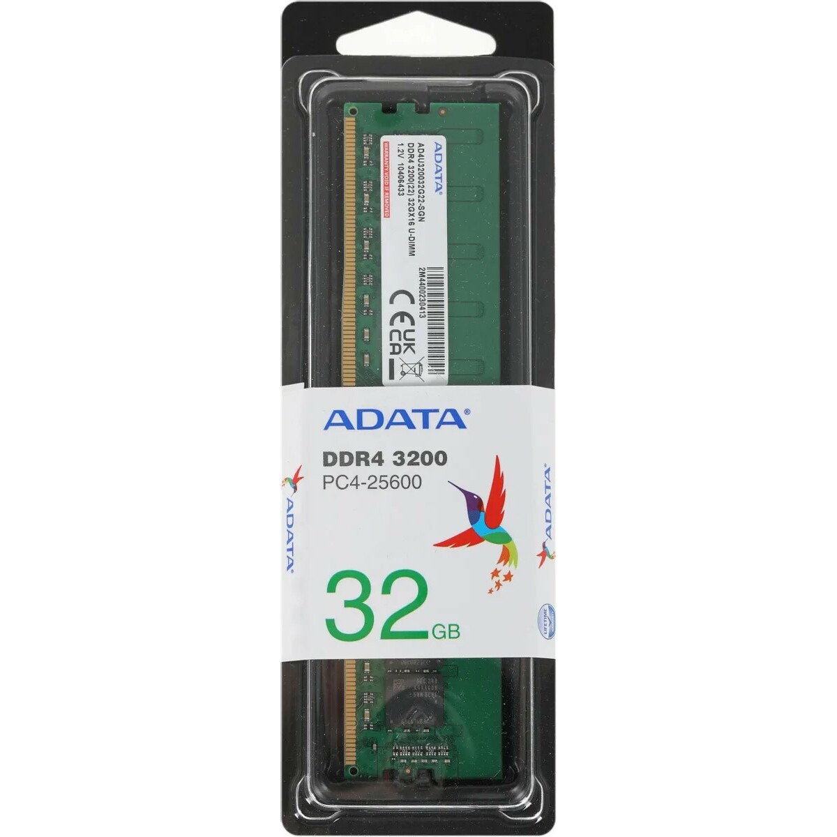 Память DDR4 32Gb 3200Mhz ADATA AD4U320032G22-SGN