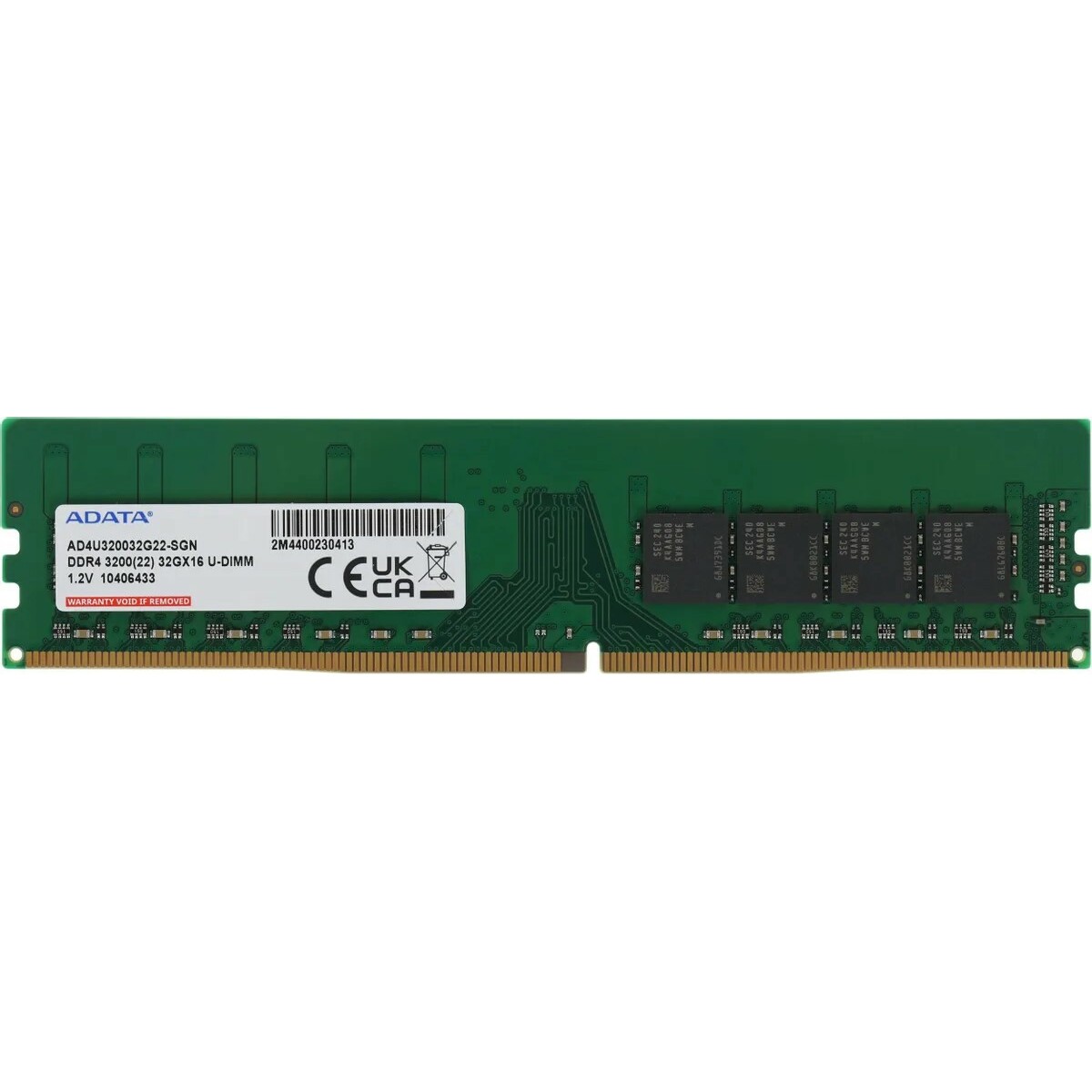 Память DDR4 32Gb 3200Mhz ADATA AD4U320032G22-SGN