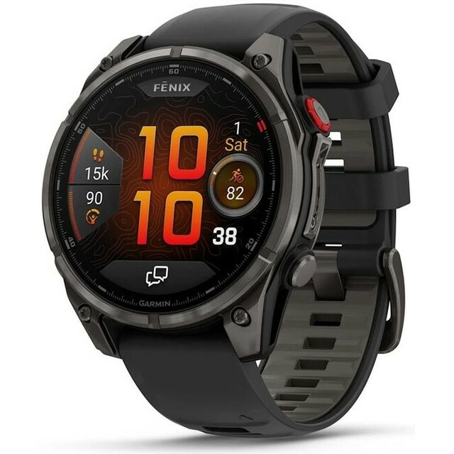 Умные часы Garmin Fenix 8 Pro 47mm Amoled Sapphire (Цвет: Carbon Gray / Pebble Gray)