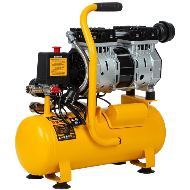 Компрессор поршневой Denzel DLS650/10 (Цвет: Yellow)