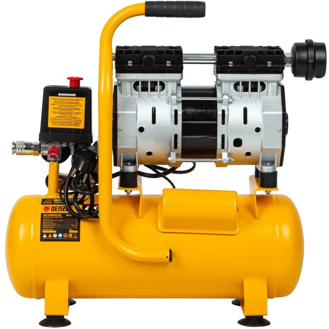 Компрессор поршневой Denzel DLS650/10 (Цвет: Yellow)