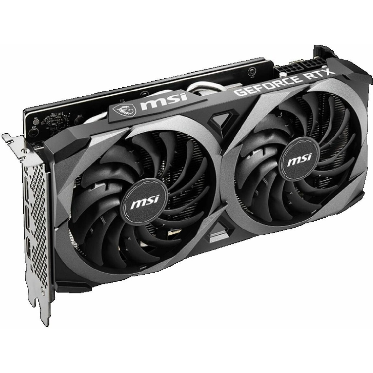 Видеокарта MSI PCI-E 4.0 RTX 3060 Ti VENTUS 2X 8GD6X OC NVIDIA GeForce RTX 3060Ti 8192Mb 256 GDDR6X 1695 / 19000 HDMIx1 DPx3 HDCP Ret