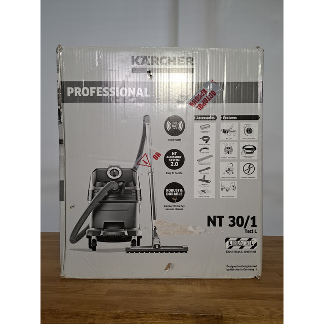 Строительный пылесос Karcher NT 30 / 1 Tact L (Цвет: Gray)