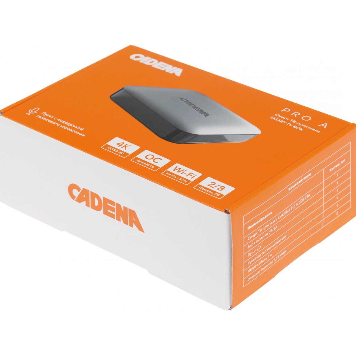Медиаплеер Cadena Pro A, черный