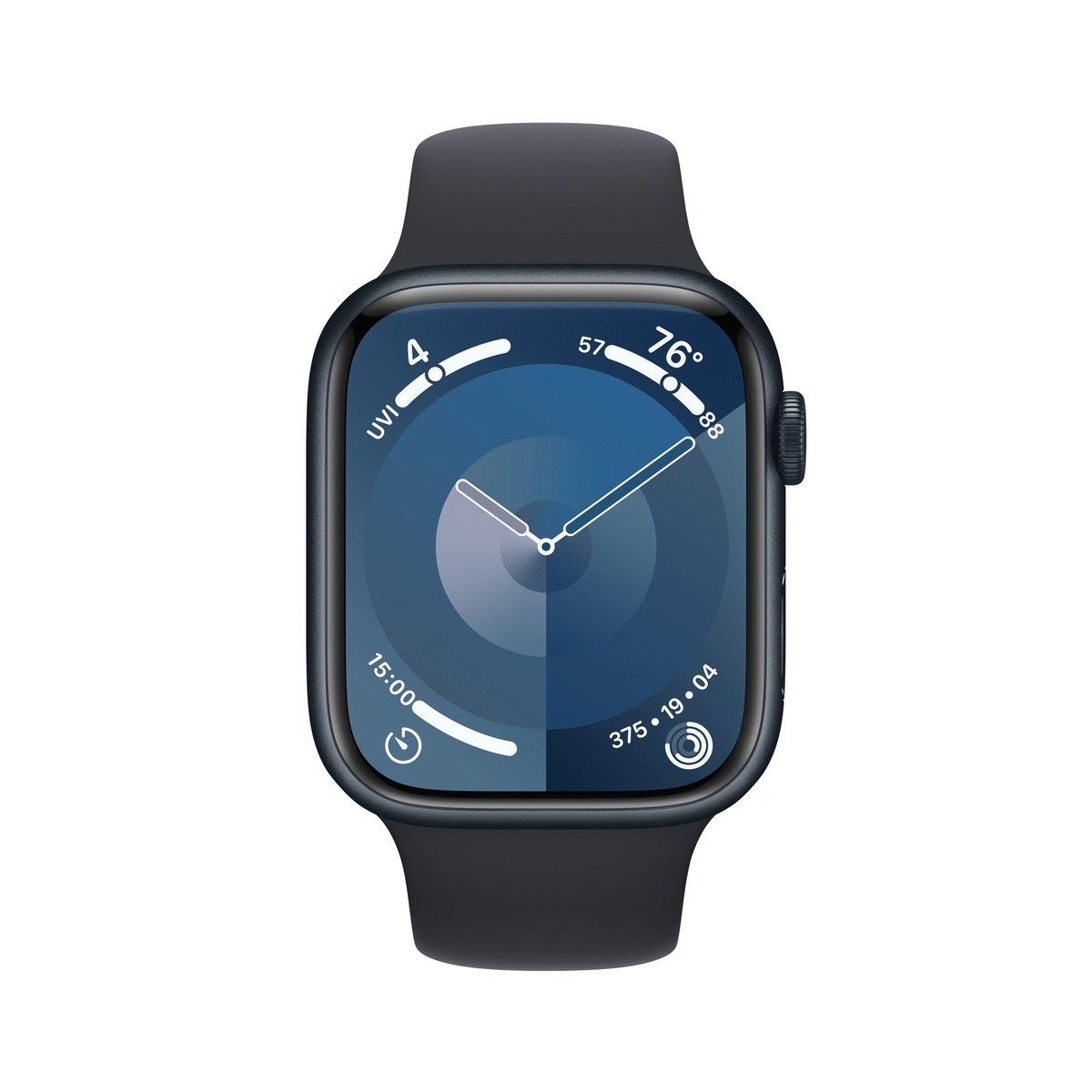 Умные часы Apple Watch Series 9 45mm Case with Sport Band M / L (Цвет:Midnight)