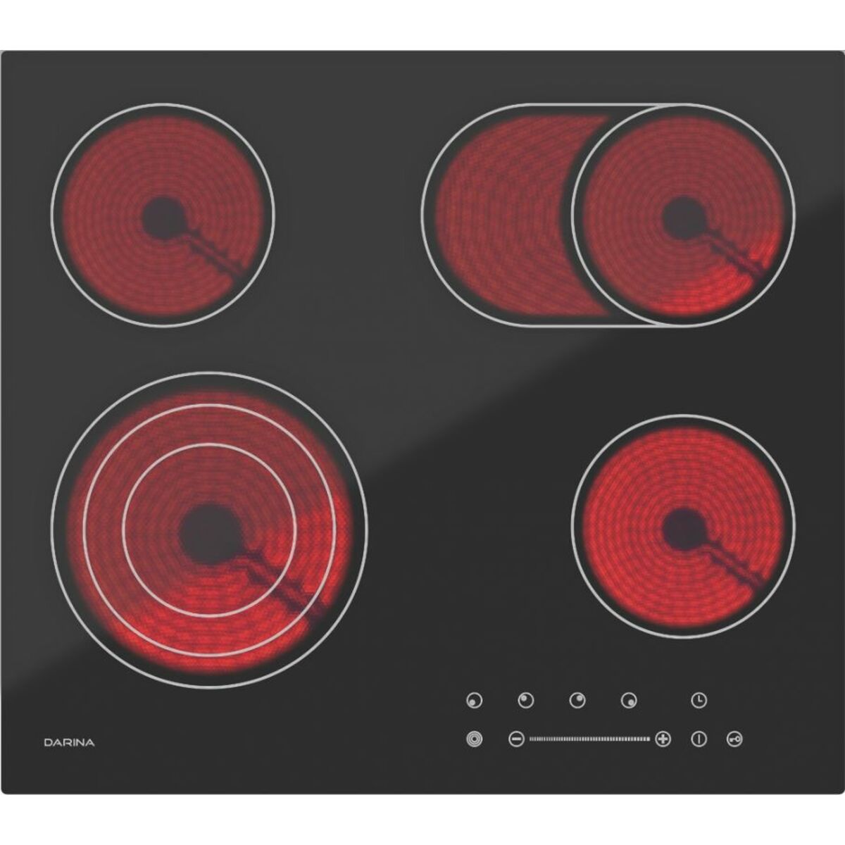 Варочная панель Darina 4P E 329 B, черный