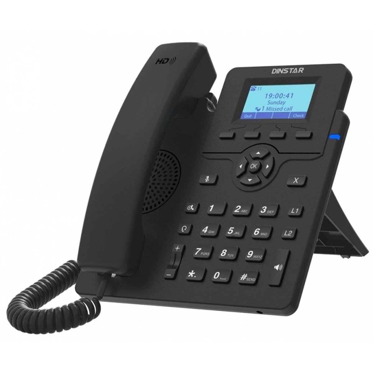 Телефон IP Dinstar C60GP, черный