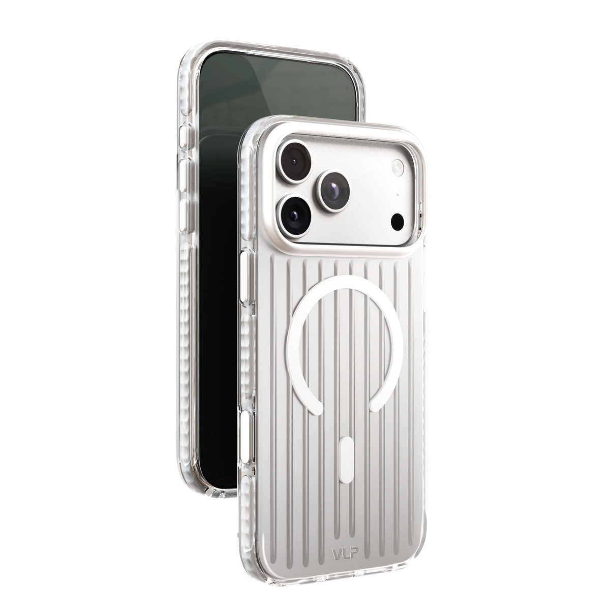 Чехол-накладка VLP Pulse Case with MagSafe для Apple iPhone 18 Pro Max, серебристый