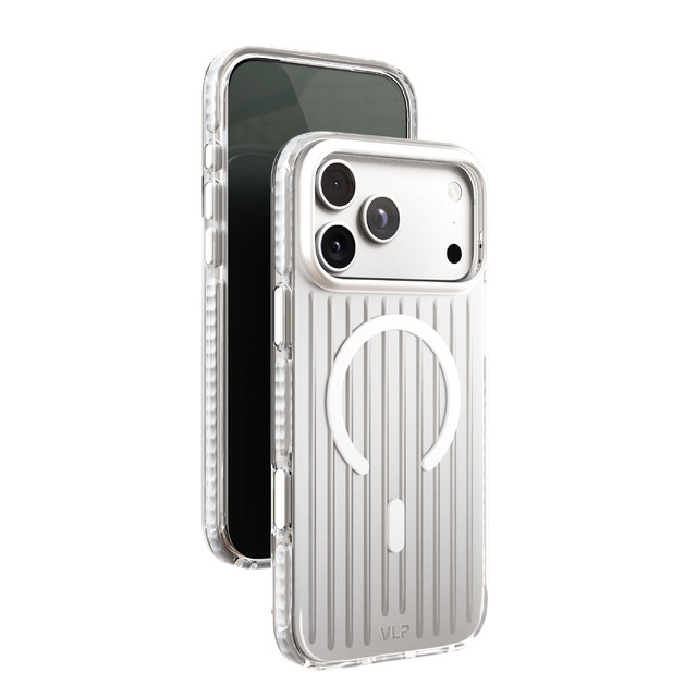 Чехол-накладка VLP Pulse Case with MagSafe для Apple iPhone 18 Pro Max, серебристый