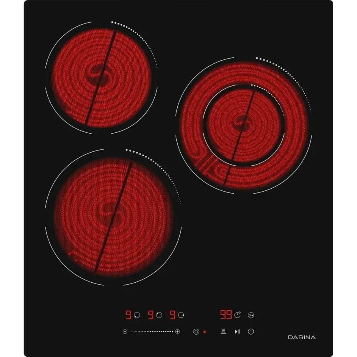 Варочная панель Darina 6Р Е 3324 B, черный