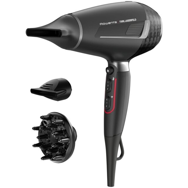 Фен Rowenta CV887LF0, черный Фен Rowenta CV887LF0, черный