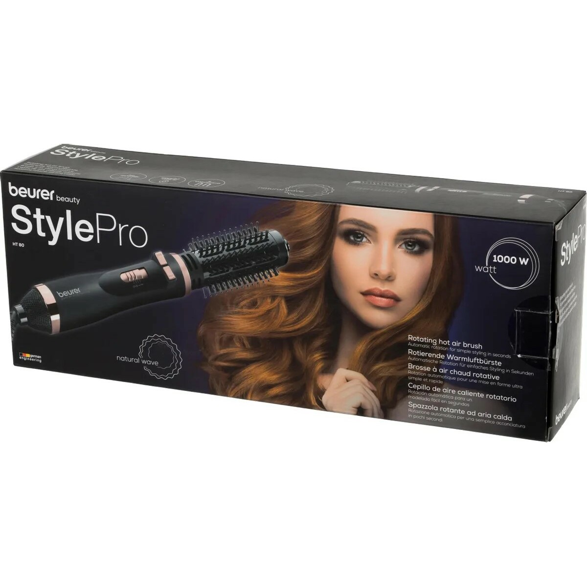 Фен-щетка Beurer HT80, черный 