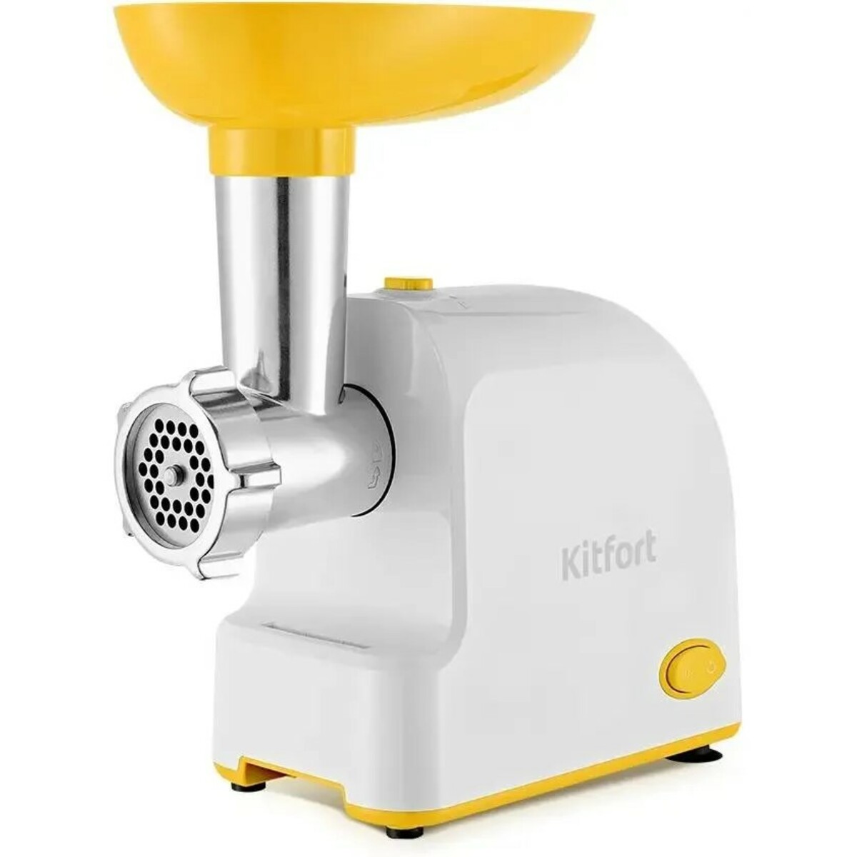 Мясорубка Kitfort КТ-2113-2 (Цвет: White/Yellow)