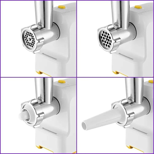 Мясорубка Kitfort КТ-2113-2 (Цвет: White / Yellow) Мясорубка Kitfort КТ-2113-2 (Цвет: White / Yellow)