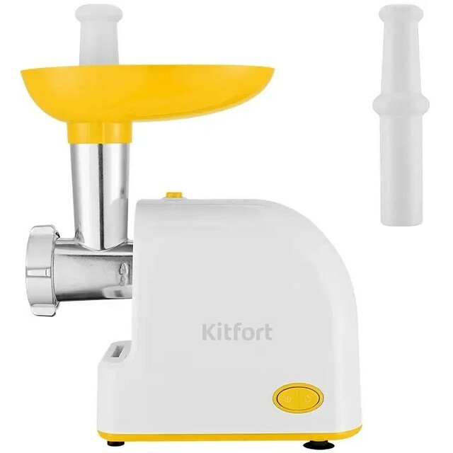 Мясорубка Kitfort КТ-2113-2 (Цвет: White / Yellow) Мясорубка Kitfort КТ-2113-2 (Цвет: White / Yellow)