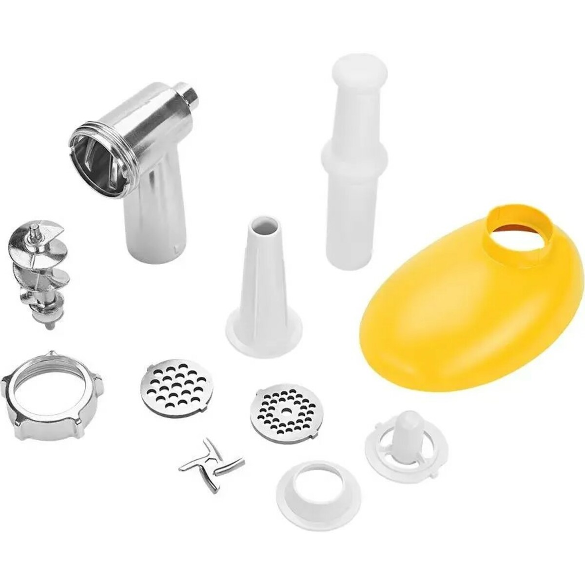 Мясорубка Kitfort КТ-2113-2 (Цвет: White/Yellow)