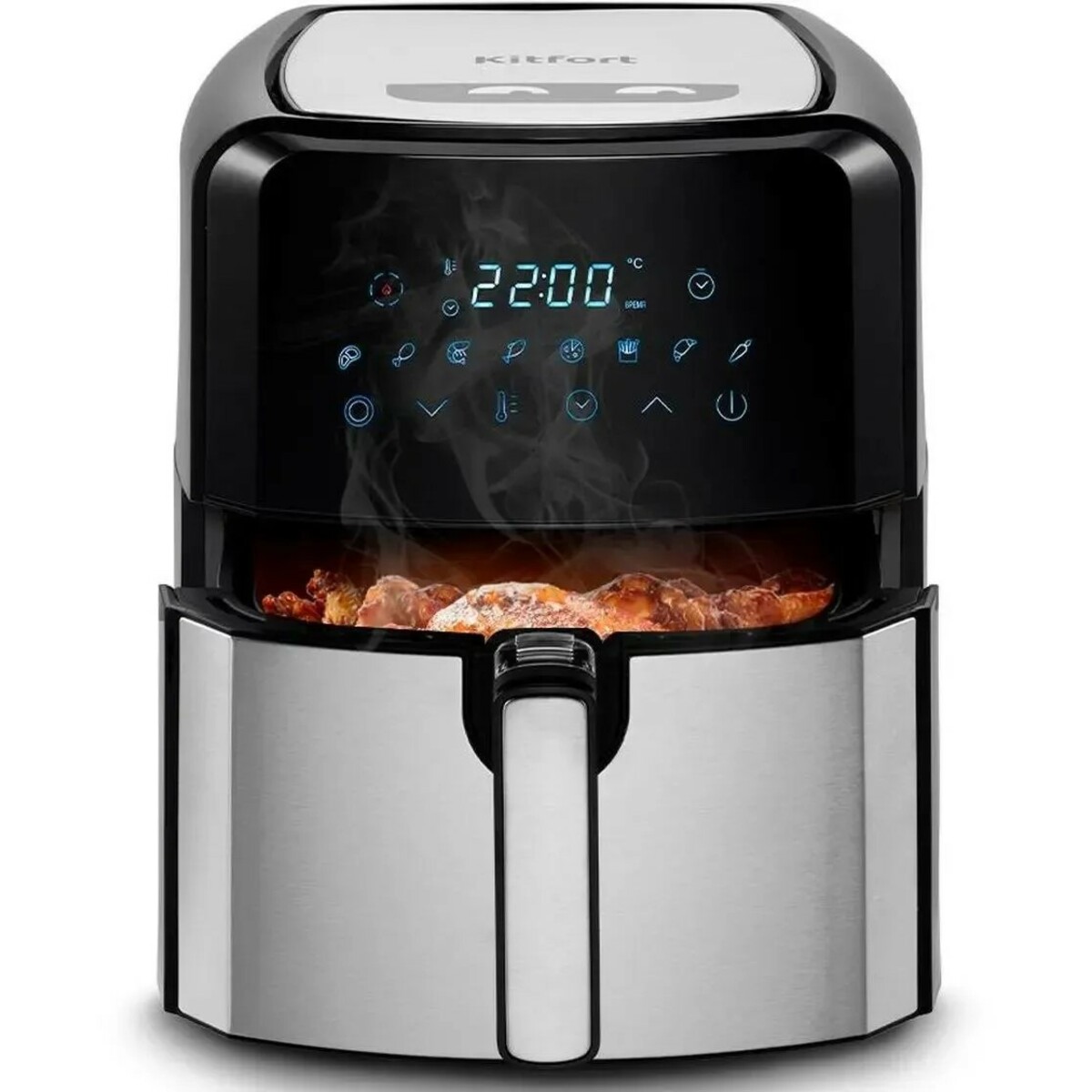 Аэрогриль Kitfort КТ-2239 (Цвет: Black/Silver)