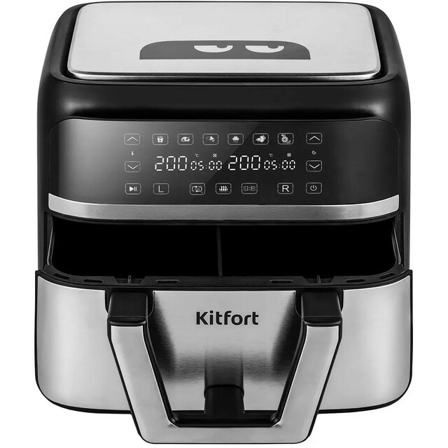 Аэрогриль Kitfort КТ-2247 (Цвет: Black / Silver)