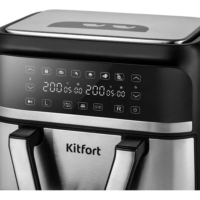 Аэрогриль Kitfort КТ-2247 (Цвет: Black/Silver)